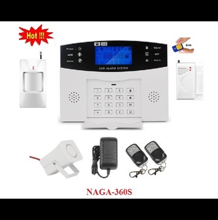 Báo trộm không dây qua SIM điện thoại NAGA-365 GSM