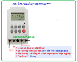 Chuông báo giờ reng reng giá rẻ cho xưởng quy mô nhỏ